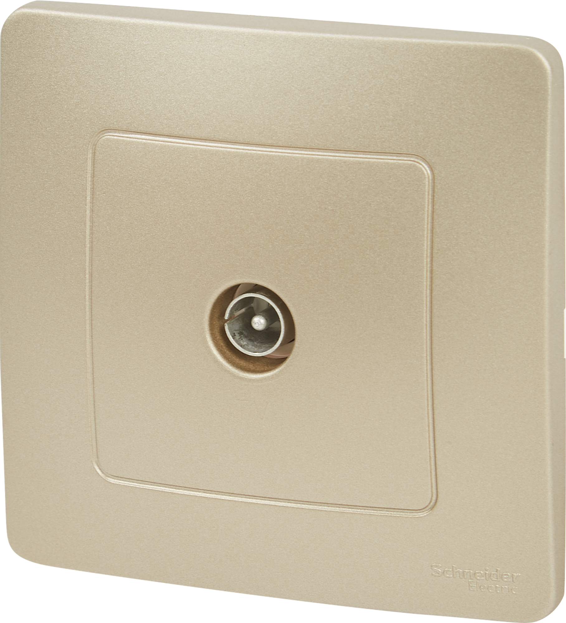 ТВ-розетка Schneider Electric Blanca для скрытого монтажа в цвете титан 84500059 STLM-0050667 - Вид №1