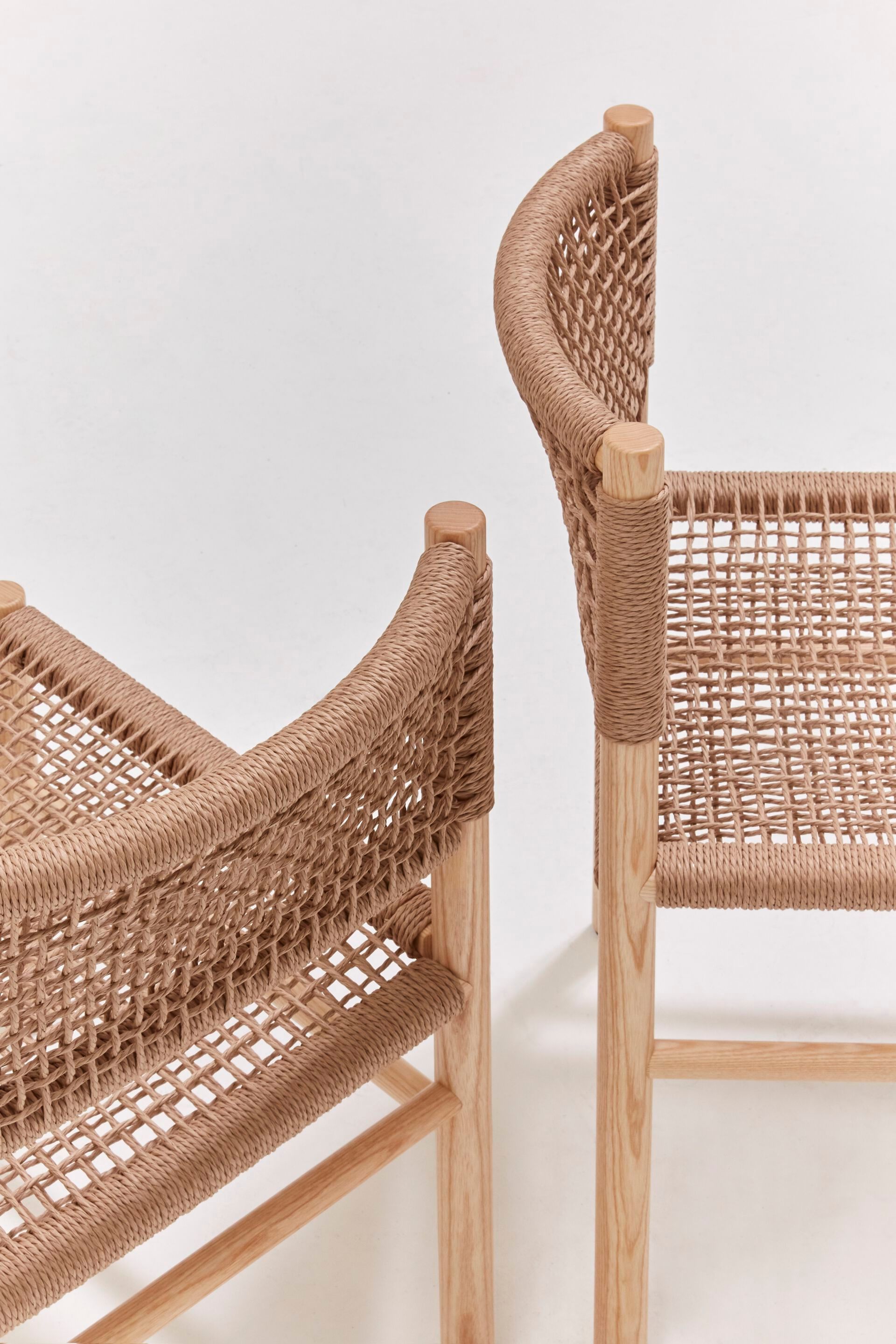 Стул из массива дерева и морской веревки Billiani Harry'S ARCH-00023792 - Вид №6