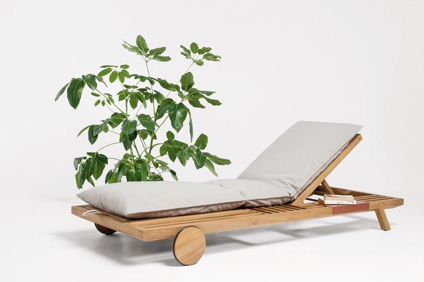 prostoria Садовая кушетка из ткани Recliner на колесиках Umomoku sun-id-1506417 - Вид №1