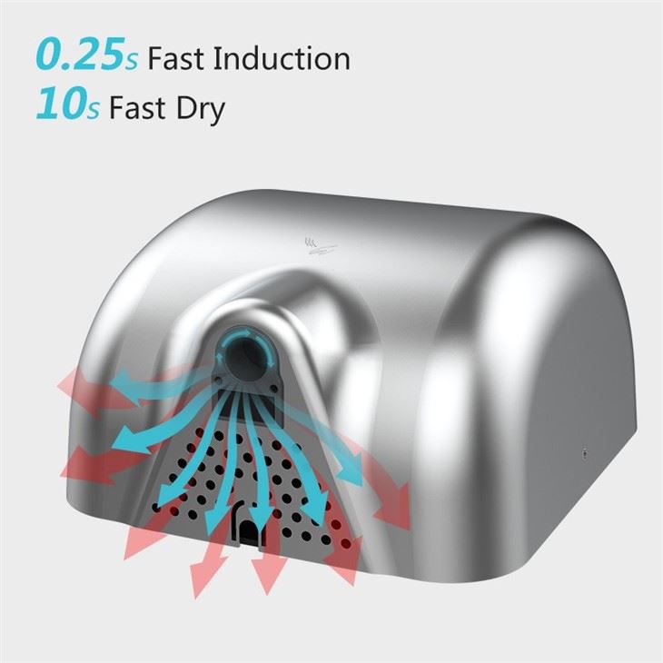 Коммерческие сушилки для рук AIKE AK2800B_722  - Вид №2