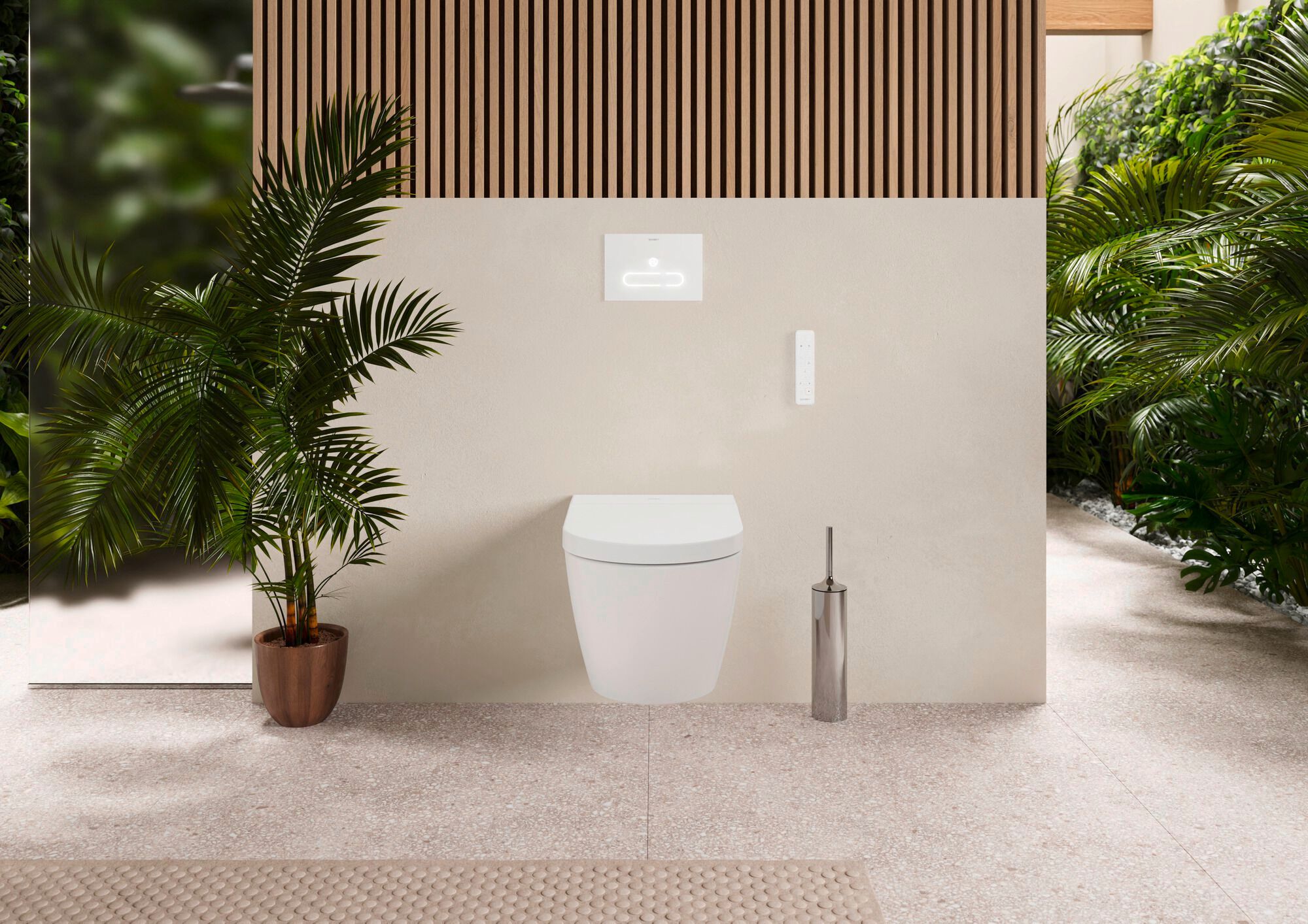 Керамический подвесной туалет с ручным душем Duravit SensoWash ARCH-00148899 - Вид №2