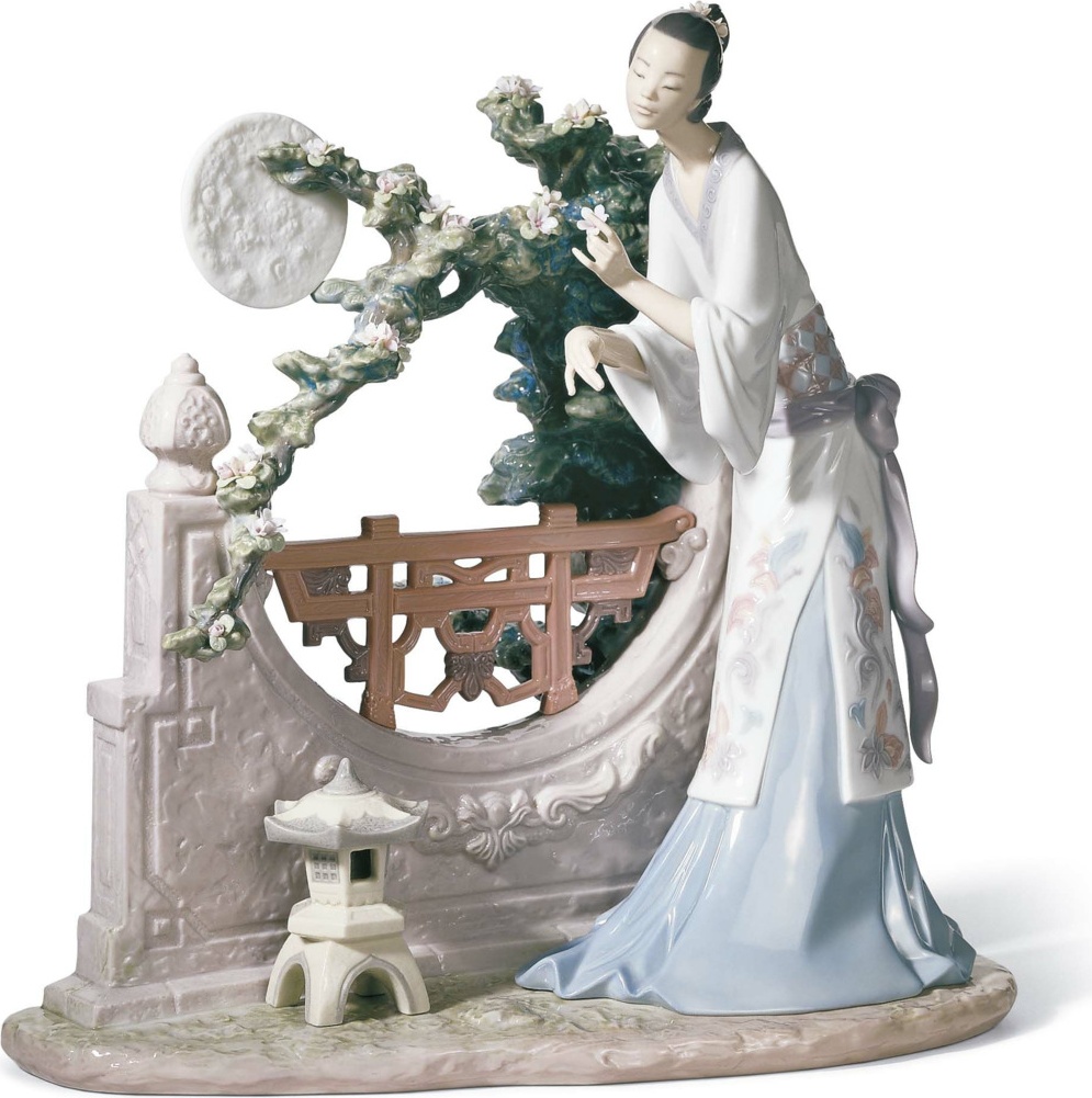 10669149 LLADRO Фигурка Lladro "Восточная луна" 34х32см Фарфор Lladró 