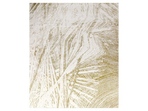 Шелковый прямоугольный ковер ручной работы