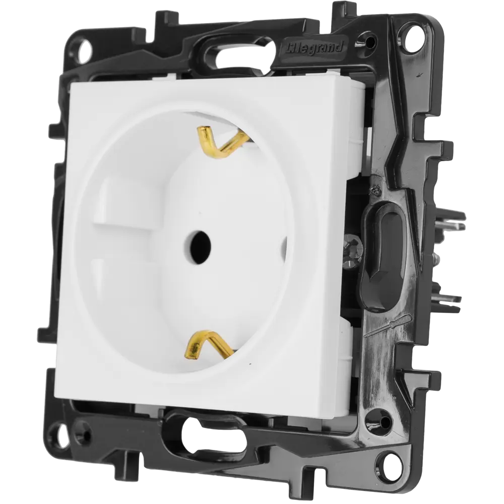 82064662 Розетка встраиваемая Legrand Structura с заземлением, цвет белый STLM-0018650 - Вид №2