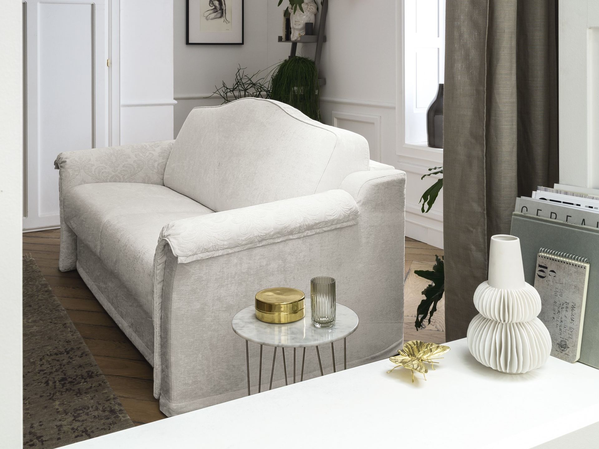 Двуспальный диван-кровать из ткани Felis Day &amp ARCH-00066878 - Вид №2