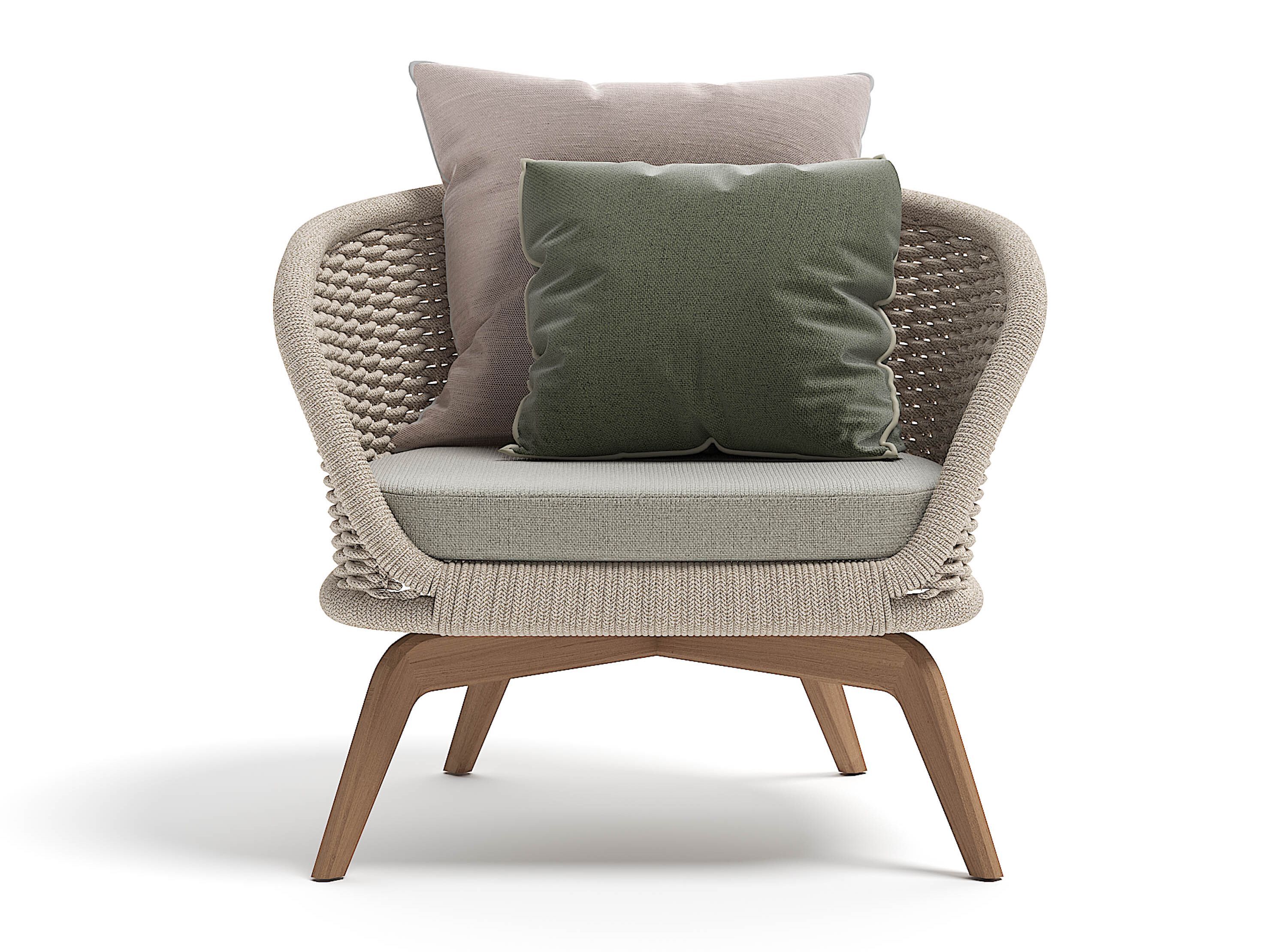 Кресло для сада из акриловой ткани с подлокотниками Atmosphera Ludo ARCH-00068173 - Вид №7