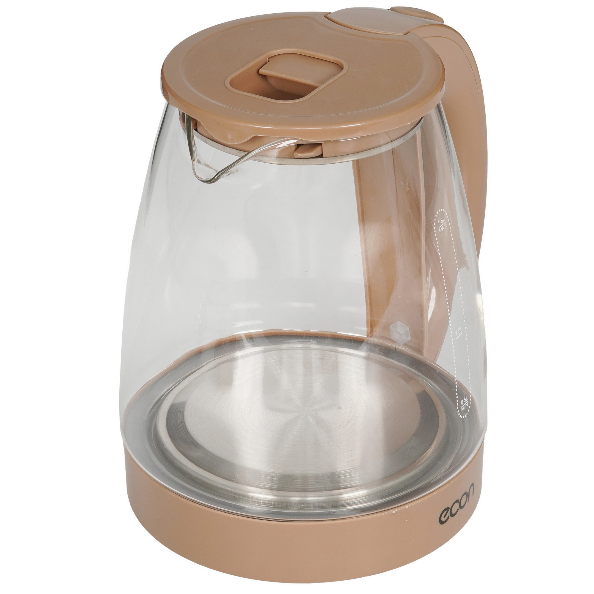 8159676 Электрочайник ECON ECO-1847KE бежевый STDN-0067847 - Вид №2