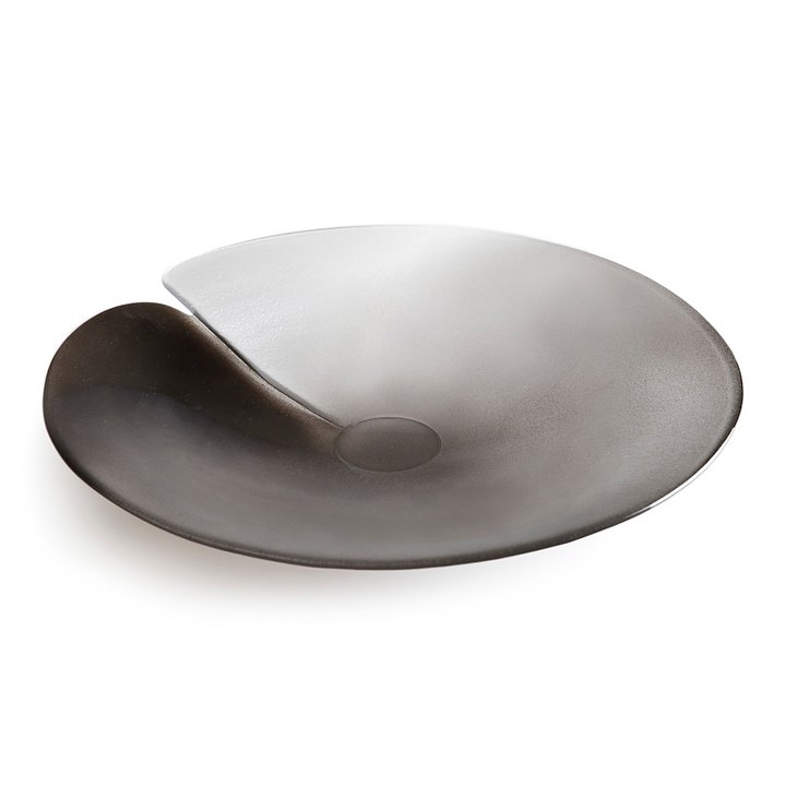 77930 Блюдо "Волшебное серебро", серое/серебристое, 400 мм. Maleras 