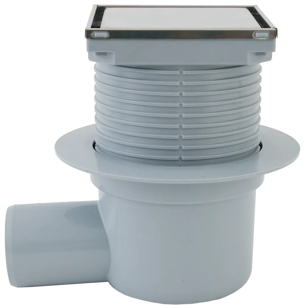 Трап для душа Ани пласт сухой затвор горизонтальный слив 100x100 мм полипропилен STLM-2005710 - Вид №2