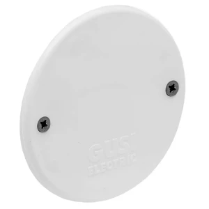 Крышка коробки Gusi Electric 75 мм с саморезами IP20 цвет белый