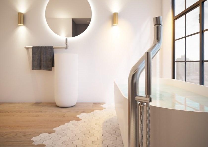 Swmbas72 Напольная раковина стоящая овальная JEE-O Flow - Вид №1