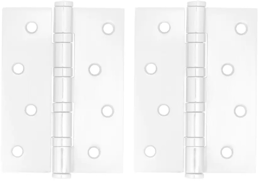 91492893 Петли дверные универсальные Vettore 100×75×2.5-4BB MWP Белый Матовый STLM-0898851