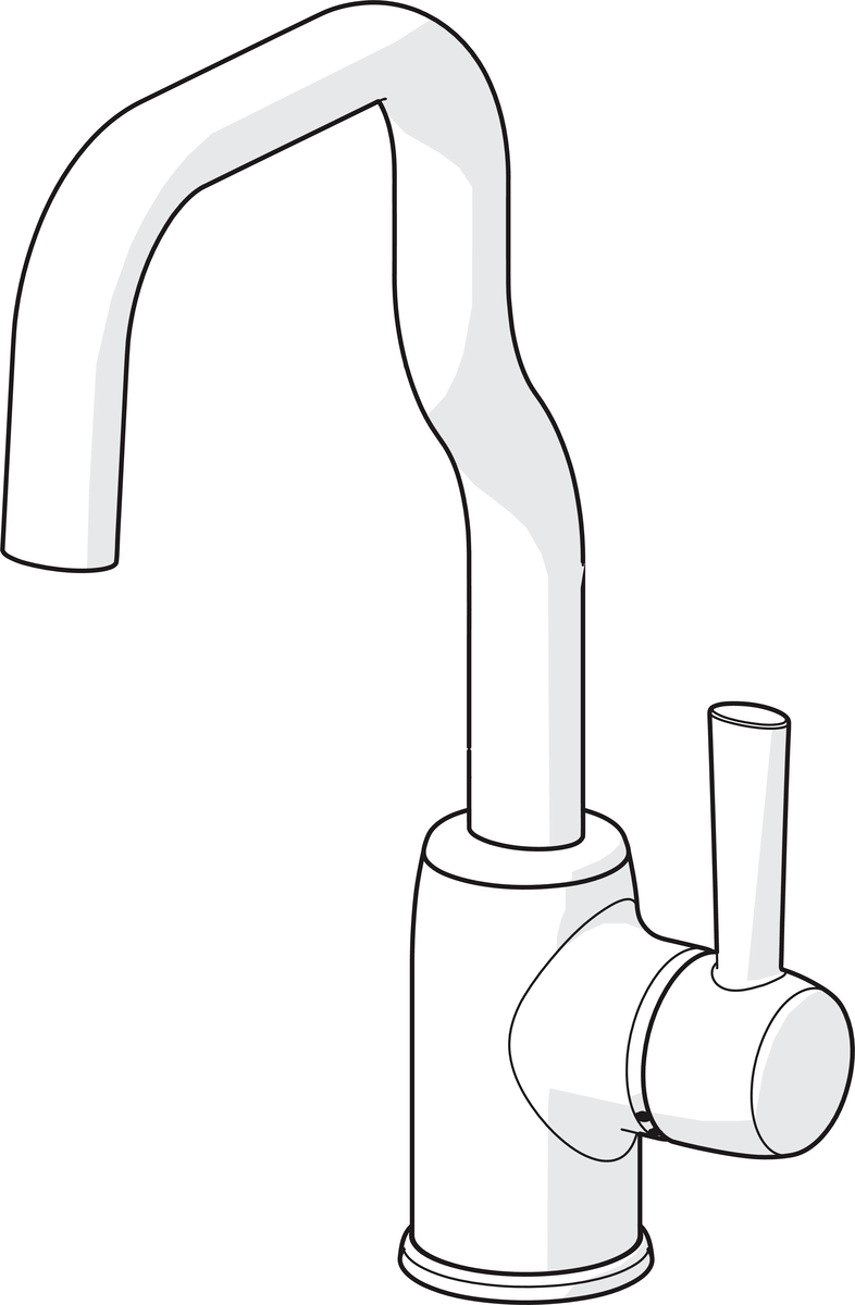 Oras 8530 Смеситель для кухни 8530 LA CUCINA ALESSI Хром  - Вид №2