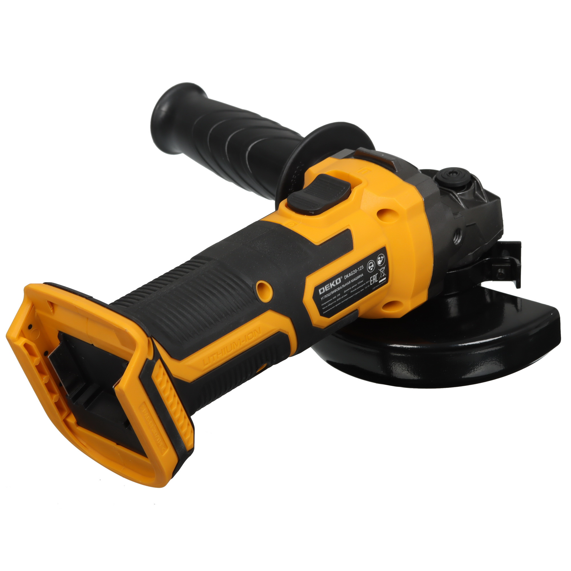 Углошлифовальная машина (УШМ) DEKO DKAG20 UNV 20V  , Без ЗУ, Без АКБ 5452253 STDN-0084734 - Вид №1