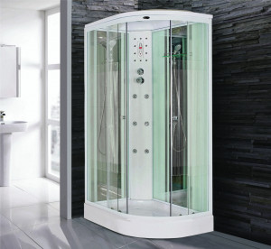 Душевая кабина NG-703-01LN (1200х800х2200) низкий поддон(16см) стекло ПОЛОСАТОЕ