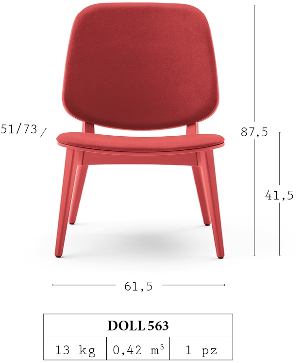 Billiani Кресло из ткани Doll 563 - Вид №4