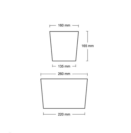 Бетонная подставка для горшков URBI et ORBI Siman ARCH-00108237 - Вид №7