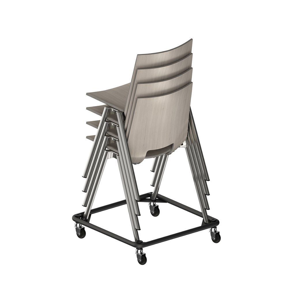 Деревянный штабелируемый стул для залов ожидания LAMM Hl3 ARCH-00105316 - Вид №7