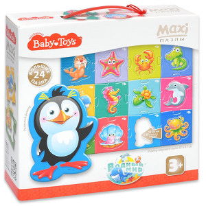 TD02511 BABY Пазлы MAXI "Водный мир", (24 эл.) Baby Toys