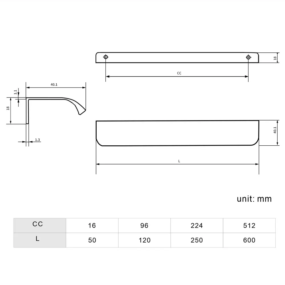 INSPIRE Ручка мебельная для шкафов Лион 512 мм матовый никель 88021710 STLM-1084745 - Вид №6