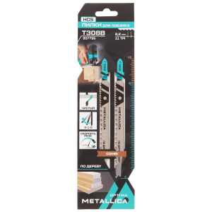 Пилки для лобзика METALLICA Optima T308B 9194023
