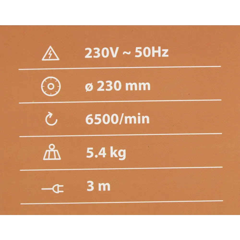 УШМ (болгарка) Dexter Power AG230-4.1, 2100 Вт, 230 мм STLM-2177520 - Вид №7