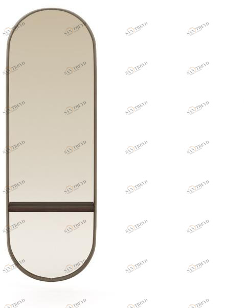 Domkapa Овальное зеркало с настенной полкой  Dke12 