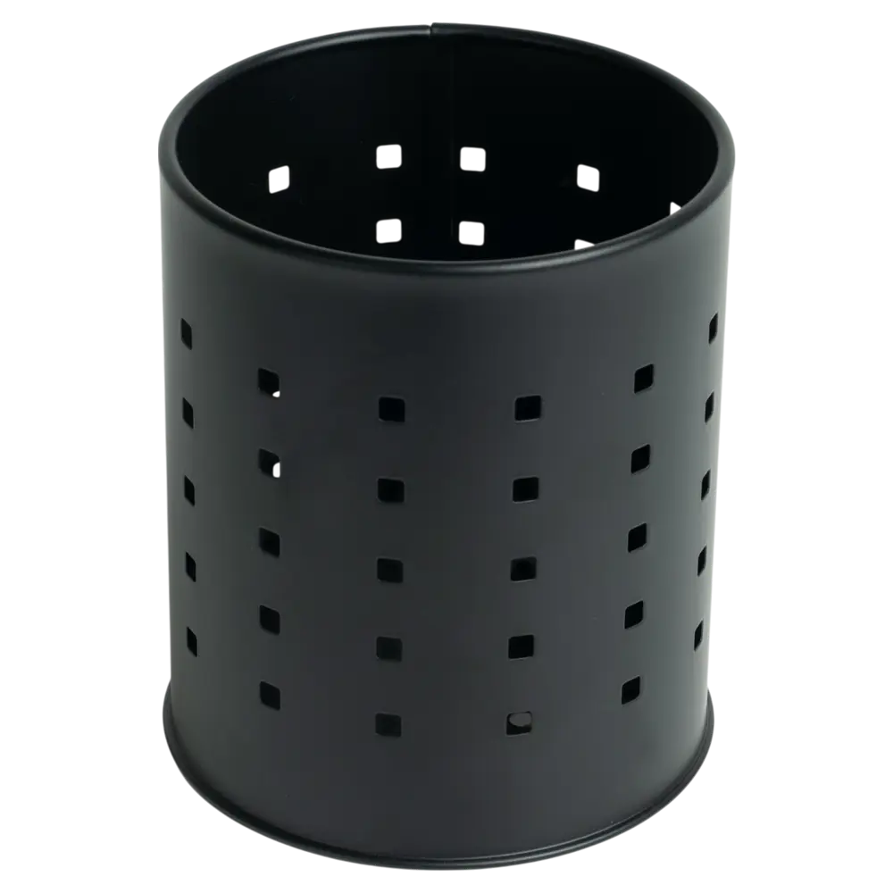 89422277 Лоток для столовых приборов 1 отсек Two Dolfins 11х11х13 см металл цвет черный STLM-1566343