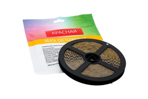 16061215 Светодиодная лента 9,6 Вт/м SMD3528 Открытая IP20 Цвет Красный 12В 00000000062 SWG