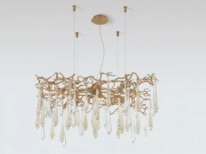 Serip Галогенный подвесной светильник из бронзы Aqua Ct3412/8