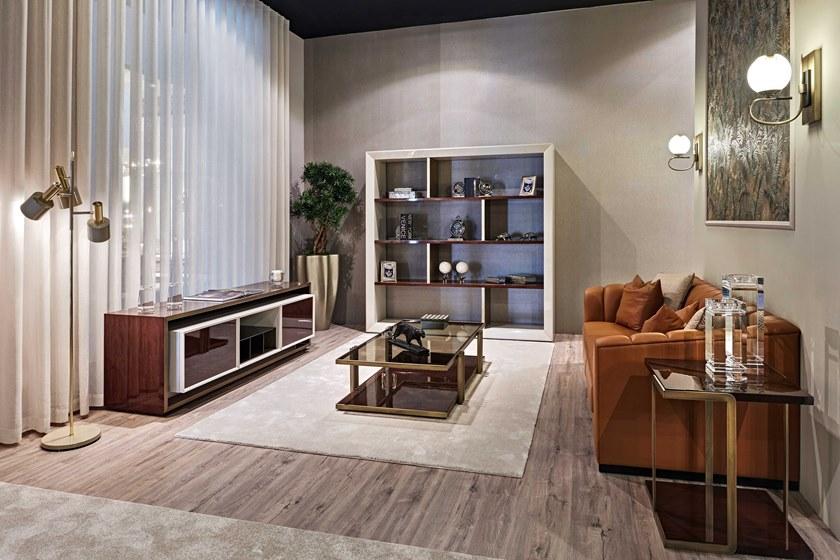 Stylish Club Квадратный журнальный столик из эвкалипта Bridge Scf.b04 - Вид №4