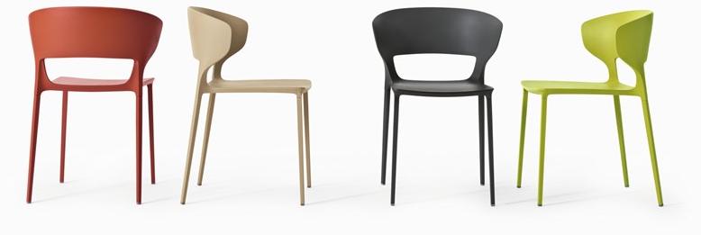 Desalto Штабелируемый стул из полиуретана Koki sun-id-1441293 - Вид №4