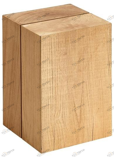 solpuri Табурет / журнальный столик из тика Blocc sun-id-1483637