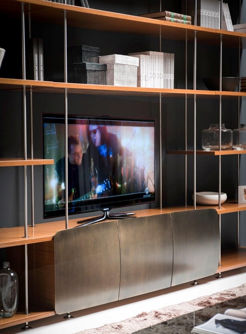 Former In Italia Модульная стенка для хранения из нержавеющей стали и дерева Michelangelo sun-id-1445762 - Вид №2