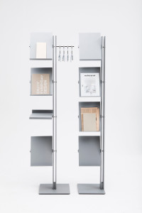 Стальная стойка для журналов с порошковым покрытием