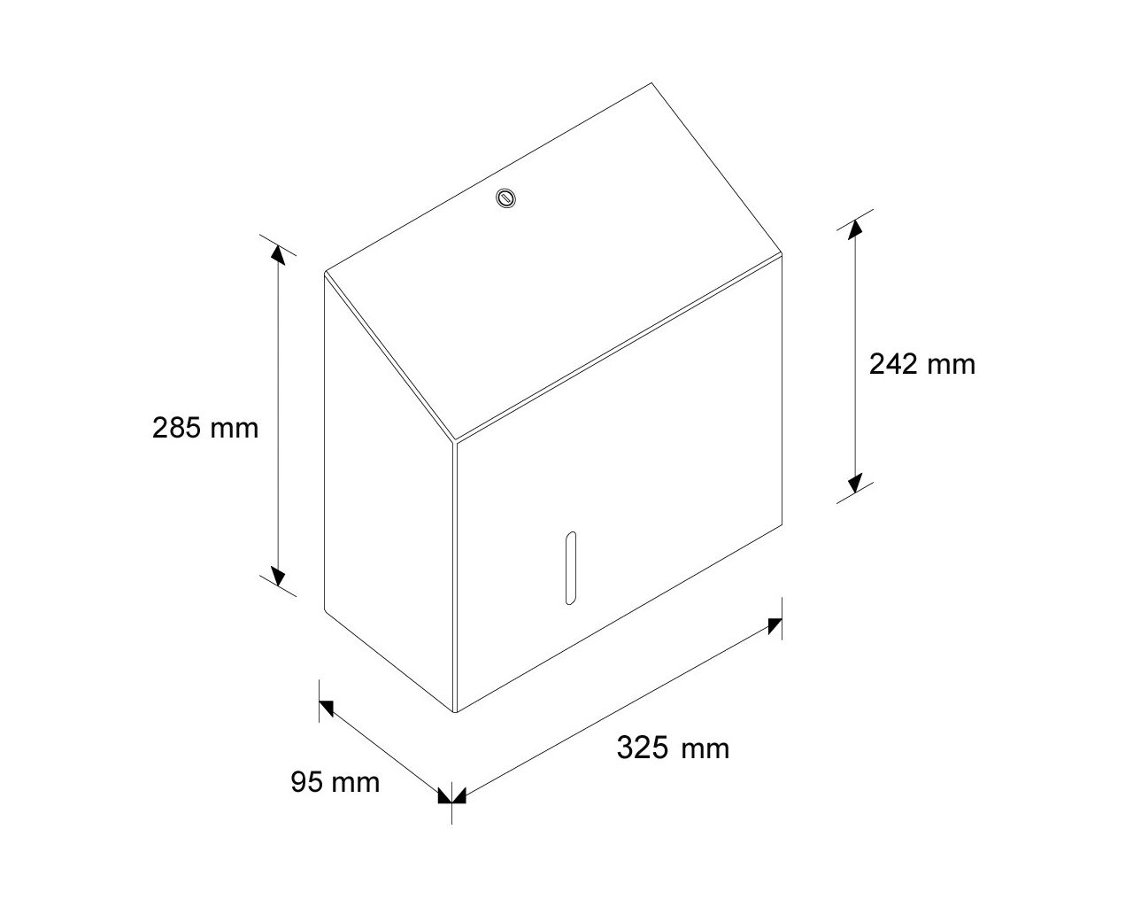 BSM202 Держатель рулона туалетной бумаги STELLA DUO с держателем рулона, диаметр бумаги до 20 см, матовая сталь Merida  - Вид №1
