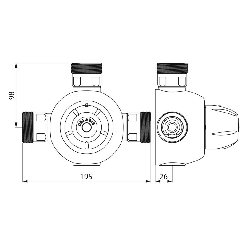 731005 PREMIX CONFORT DELABIE  - Вид №1