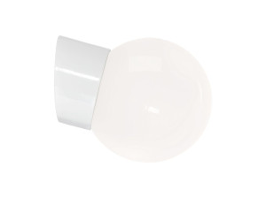 Полированная и фарфоровая опаловая стеклянная настенная лампа