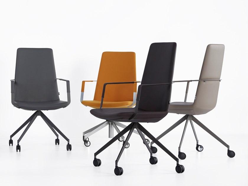 B&T Design Офисный стул из ткани с 5 спицами и подлокотниками Zone sun-id-1464266 - Вид №3