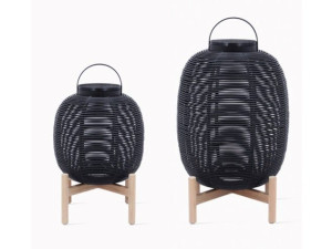 Плетеный солнечный фонарь