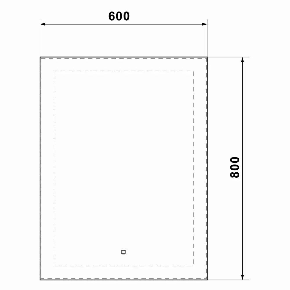 Santreyd Melange — умное зеркало с сенсорной подсветкой для ванной 18643928 STLM-0011849 - Вид №6