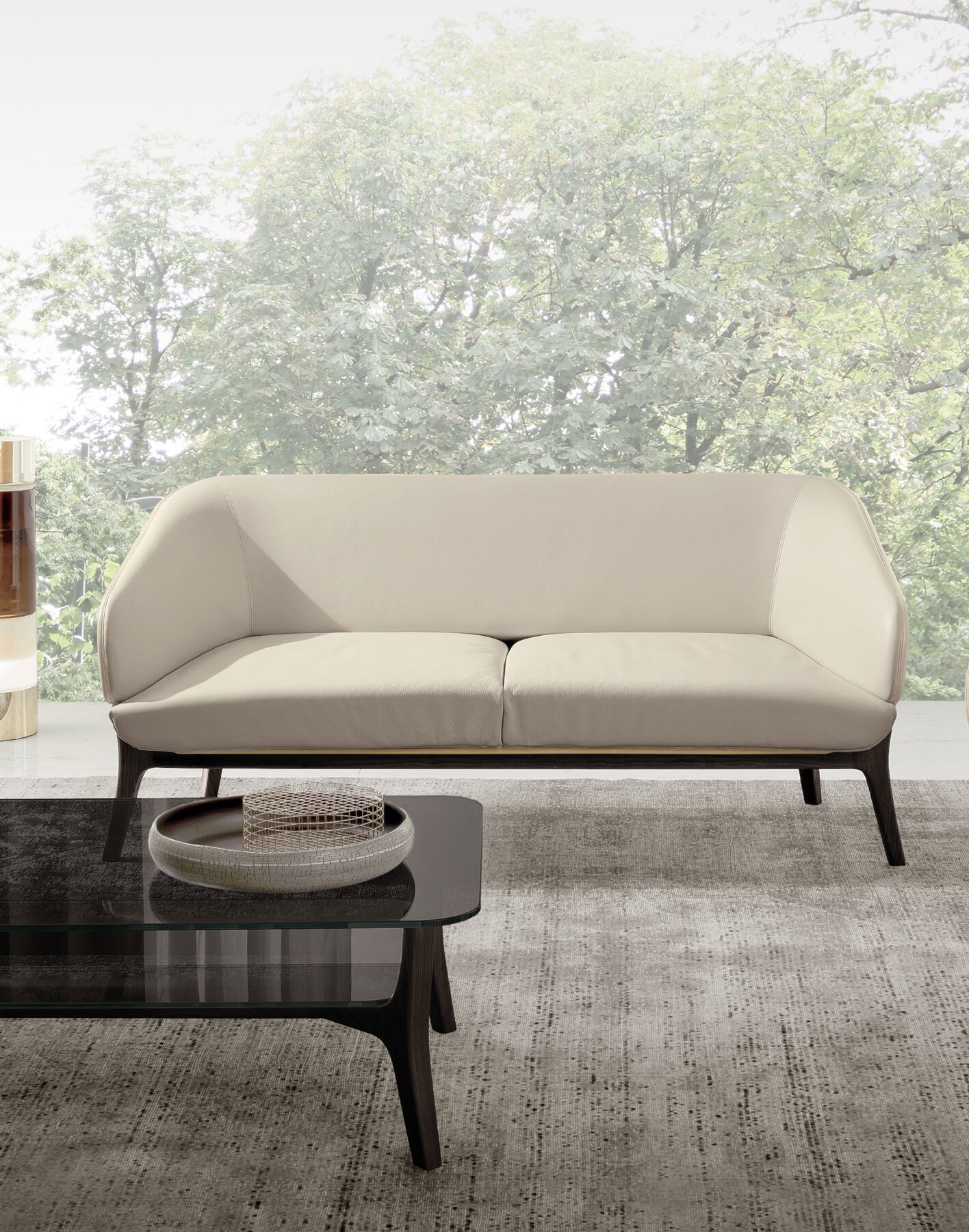 2-местный диван из ткани и кожи i 4 Mariani Savile Row ARCH-00090230 - Вид №2