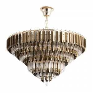 Подвесная люстра Divinare Frizzante 1683/01 LM-10 DIVINARE ДИЗАЙНЕРСКИЕ, FRIZZANTE 328832 Золото