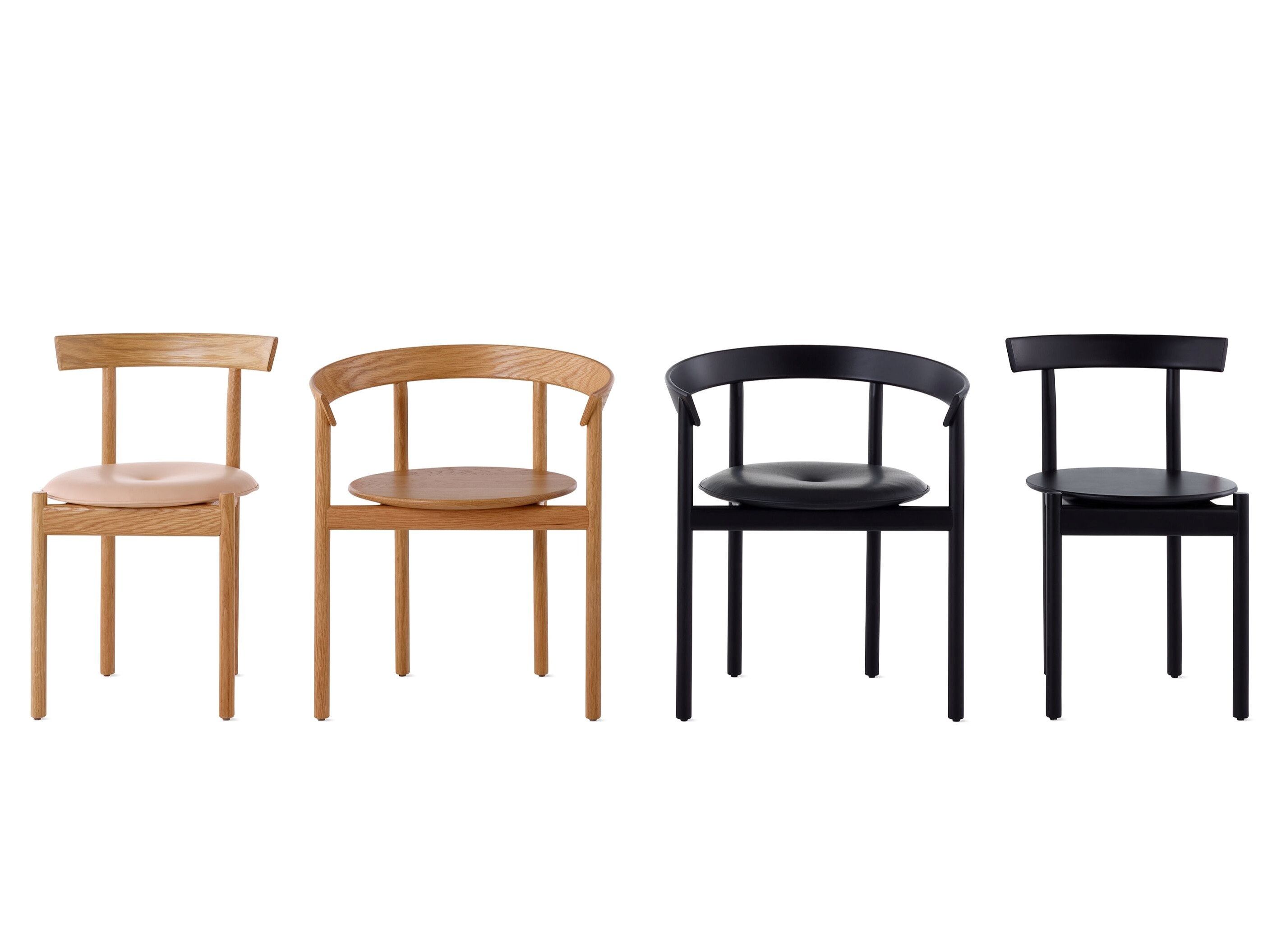 Стул из массива дерева с подлокотниками Herman Miller Comma ARCH-00036255 - Вид №2