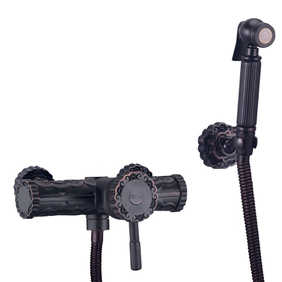 LM6618ORB Смеситель Jasmine с гигиеническим душем LEMARK JASMINE - Вид №1