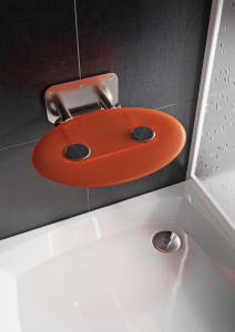 93832945 Сиденье для душа Ovo-P Orange B8F0000005 Chrome STLM-0583072 RAVAK
