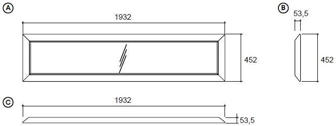Enza Home Зеркало прямоугольное в раме Alessa sun-id-1497032 - Вид №2