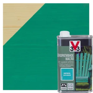 Масло для садовой мебели цвет бирюзовый 0.5 л