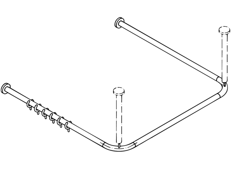 801.34.320 Карниз HEWI Serie 477/801  - Вид №2