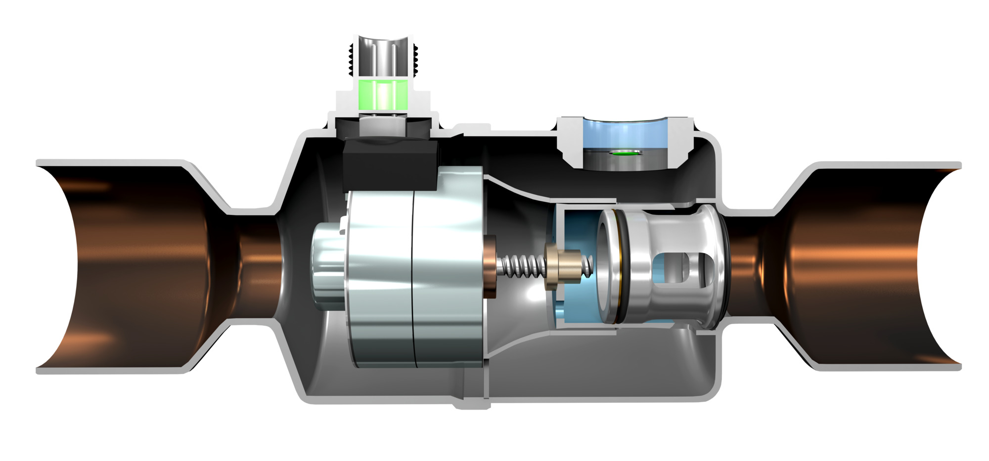 Danfoss ETS 12C - ETS 100C (Colibri®) — Электронный расширительный клапан шагового типа ETS 25C Клапан терморегулирующий 034G7602  - Вид №9